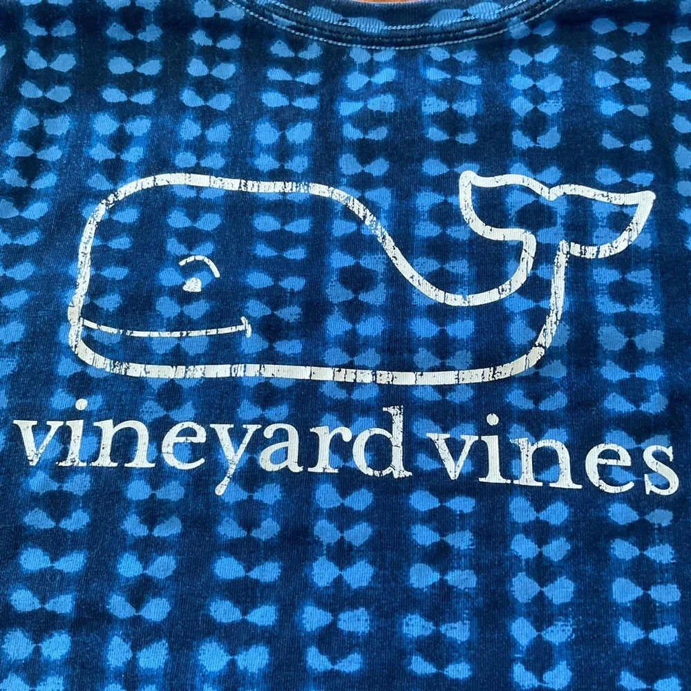 Vineyard Vines Long Sleeve Graphic Pocket Tee, Girls Sz M (10-12)